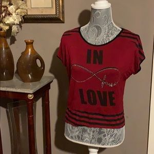In love ladies blouse